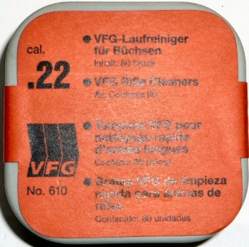 VFG-Laufreiniger für Büchsen Cal. .22, 80er Dose