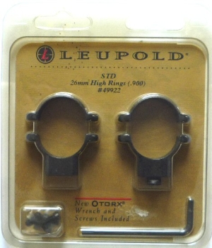 Leupold Schwenkmontageringe, STD 26 mm High Rings (.900)