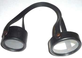 Zielfernrohrschutzblende Kunststoff mit Klarsichtscheibe, Okular 38, Austritt 48