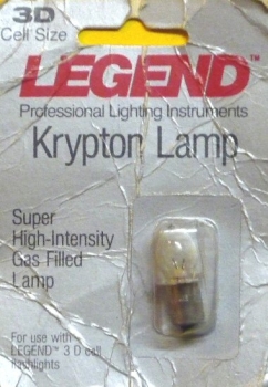 Krypton Lamp Super High-Intensity von Legend für Ersatzbirne Mag-Lite 3 D Cell