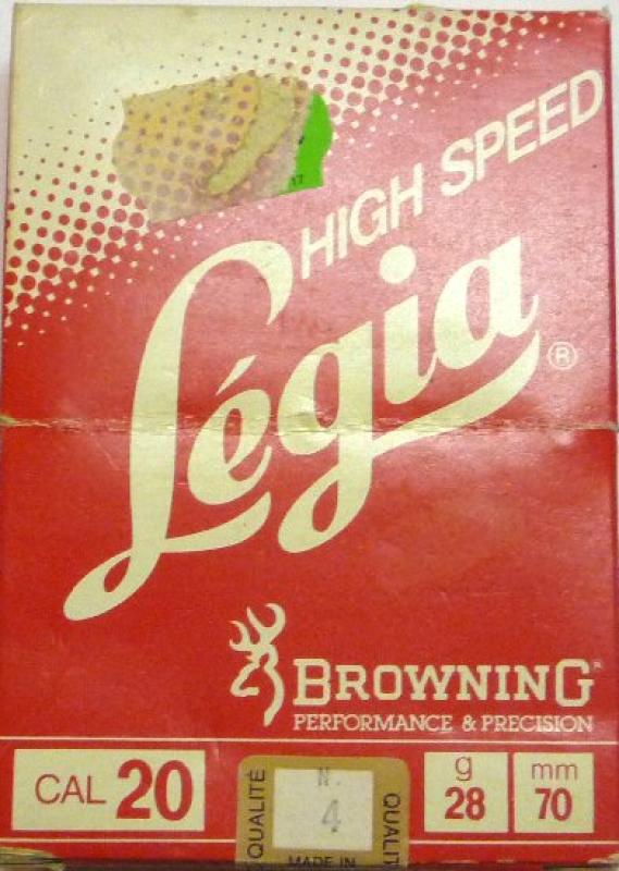 Cal. 20/70, Legia Browning, 28 g , 4er Schrot, 10er Pack (EWB)